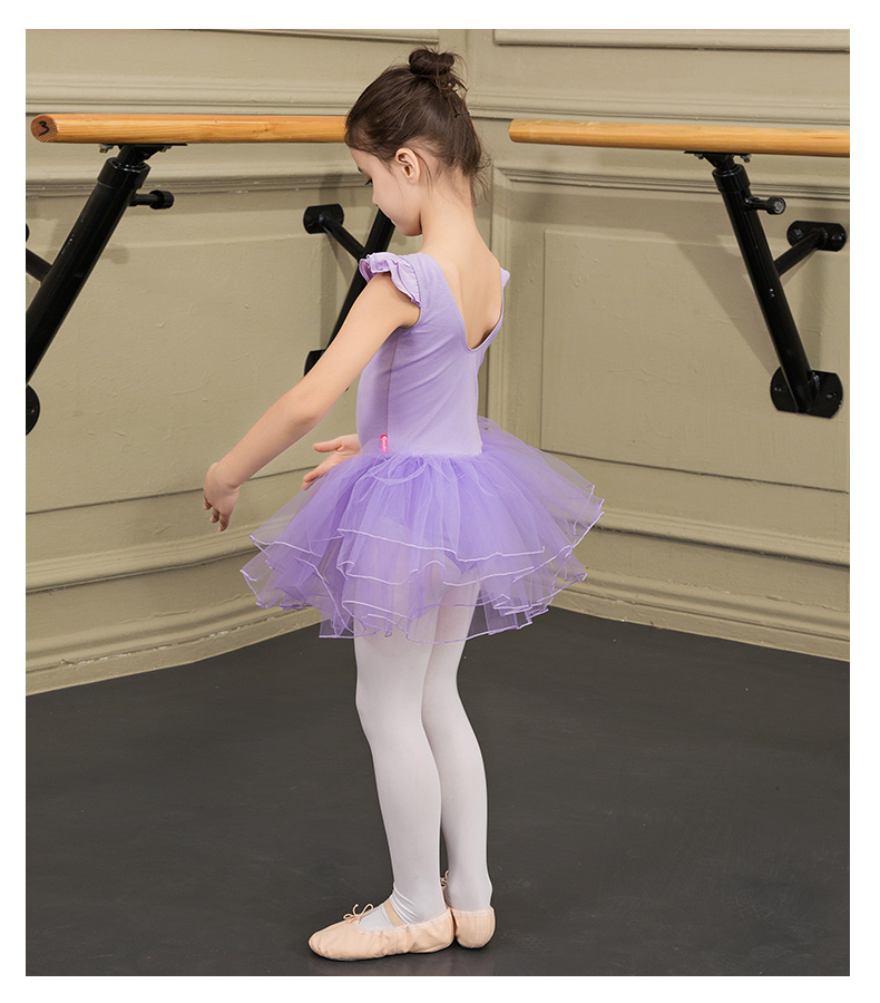 Sansha France Sansha Children Múa Ba lê TUTU Váy Váy Thực hành Váy Puff Puff Trang phục - Khiêu vũ / Thể dục nhịp điệu / Thể dục dụng cụ giày khiêu vũ trẻ em