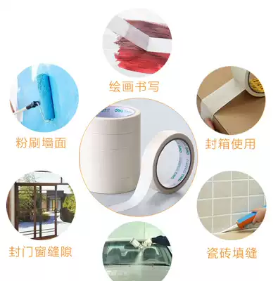 Mint paper tape car spray paint decoration mask wrinkles color separation art paper tape adhesive tape