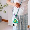 Mobile Phone Lanyard Crossbody Chain Coin Purse Handmade Twisted Braid Sturdy Outdoor Portable Long Style for Women