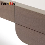 Дизайнерская мебель Furnittu, итальянская простая гардеробная, туалетный столик из массива дерева, туалетный столик Soul