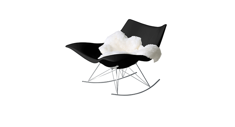 Nội thất sáng tạo thiết kế nội thất bập bênh ghế bành / ghế xích đu cá hồi sofa đơn