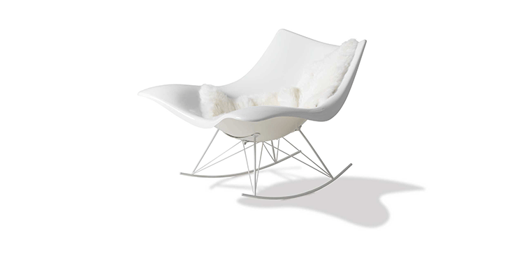 Nội thất sáng tạo thiết kế nội thất bập bênh ghế bành / ghế xích đu cá hồi sofa đơn