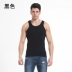 Áo vest nam mùa hè co giãn Áo thun cotton nam trung niên cotton lỏng thoáng khí thấm mồ hôi mùa hè trẻ trung - Lót ao the thao Lót