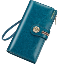 Royal Paul niwal кожаный кошелек дамы 2024 новые сумочки женские серебряные бавишки с сумкой длинный кожаный кошелек кар