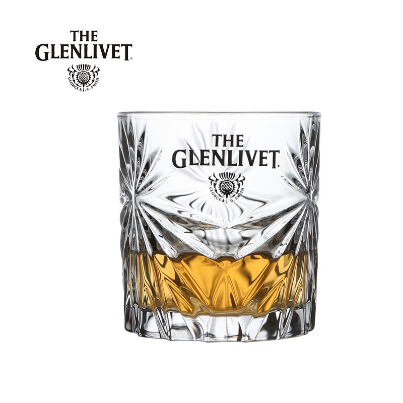 Export Order Glenlivet Whiskey Glass Scottish Single Malt Whiskey Glass Vintage Liquor Glass