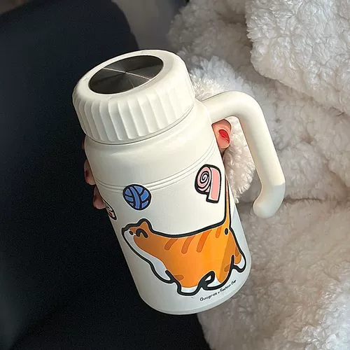 沐韩 Стакан из нержавеющей стали, высококачественная портативная вместительная и большая измерительная кружка