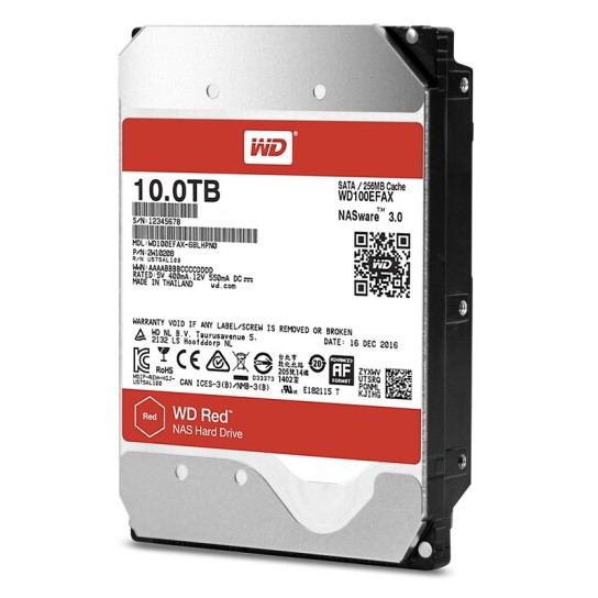 WD Western Data WD100EFAX RED NAS SATA 10T 12T TB Red Disk Server Hard Disk