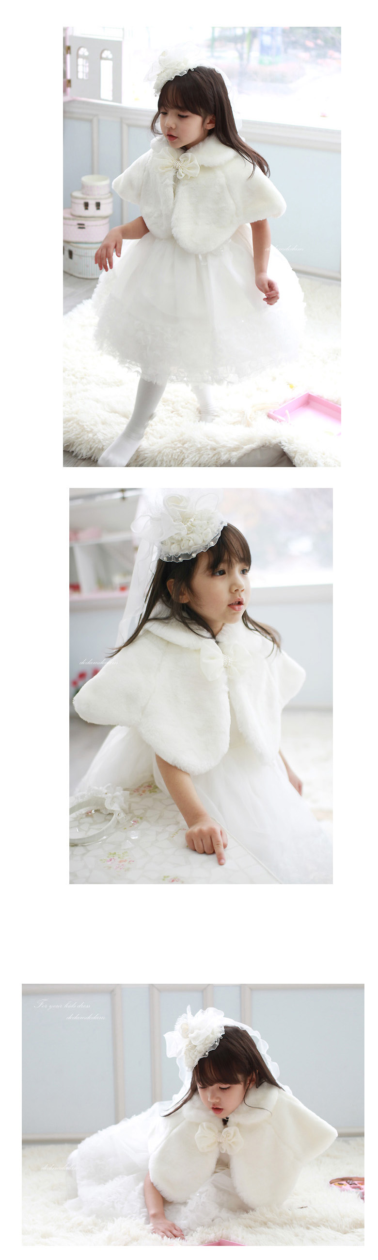Cape pour fille en laine - Ref 2156766 Image 12