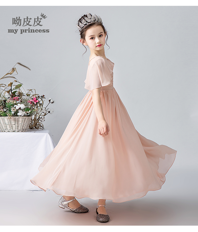Cô gái ăn mặc buổi tối trẻ em ăn mặc công chúa váy chủ nhà hợp xướng piano trang phục chơi violin mùa hè - Váy trẻ em đồ cho bé gái