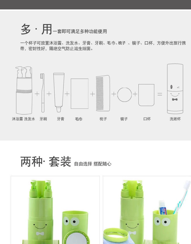 Cổ vật du lịch phải đi ra nước ngoài - Rửa sạch / Chăm sóc vật tư túi đựng đồ cá nhân mini