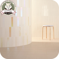 Nordic Wind Network Red Ins bar Fiction Color Small White Brick Background Wall Toilet Balcony Bathroom kitchen 65 * 265