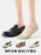 Invisible socks that don't fall off, women's pure cotton boat socks, women's summer thin cool non-slip shoes, summer shallow socks