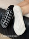 Pilates socks for women in summer thin pure cotton boat socks silicone non-slip and sports indoor yoga floor socks