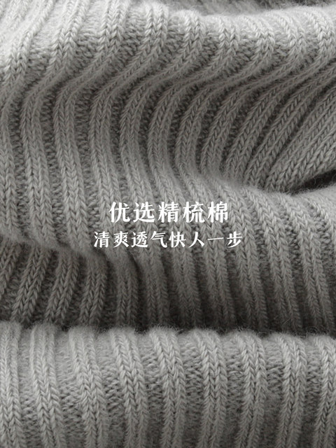 Invisible socks men's short socks summer thin pure cotton shallow mouth boat socks anti-slip and non-falling men's deodorant and sweat-absorbent summer