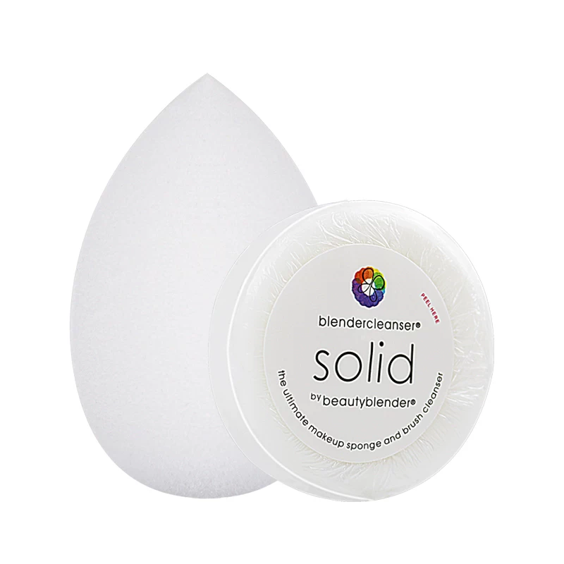 Пудра-блендер Beauty egg + мини чистое мыло beautyBlender спонж для макияжа