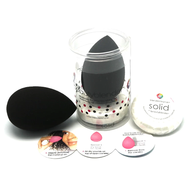 Пудра-блендер Beauty egg + мини чистое мыло beautyBlender спонж для макияжа