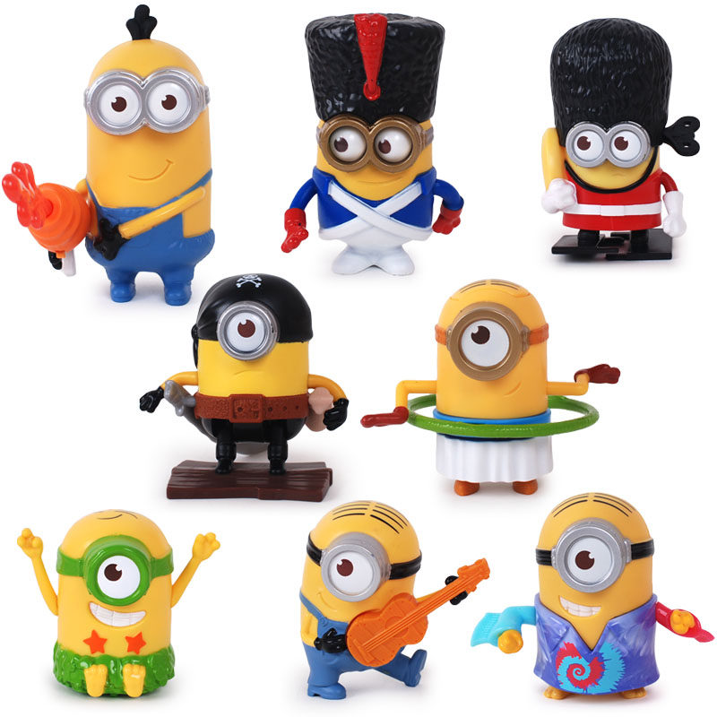 2015 McDonalds Minions Toy Despicable Me MC Mainland Big Eye-cute Despicable Dad Pasture doll