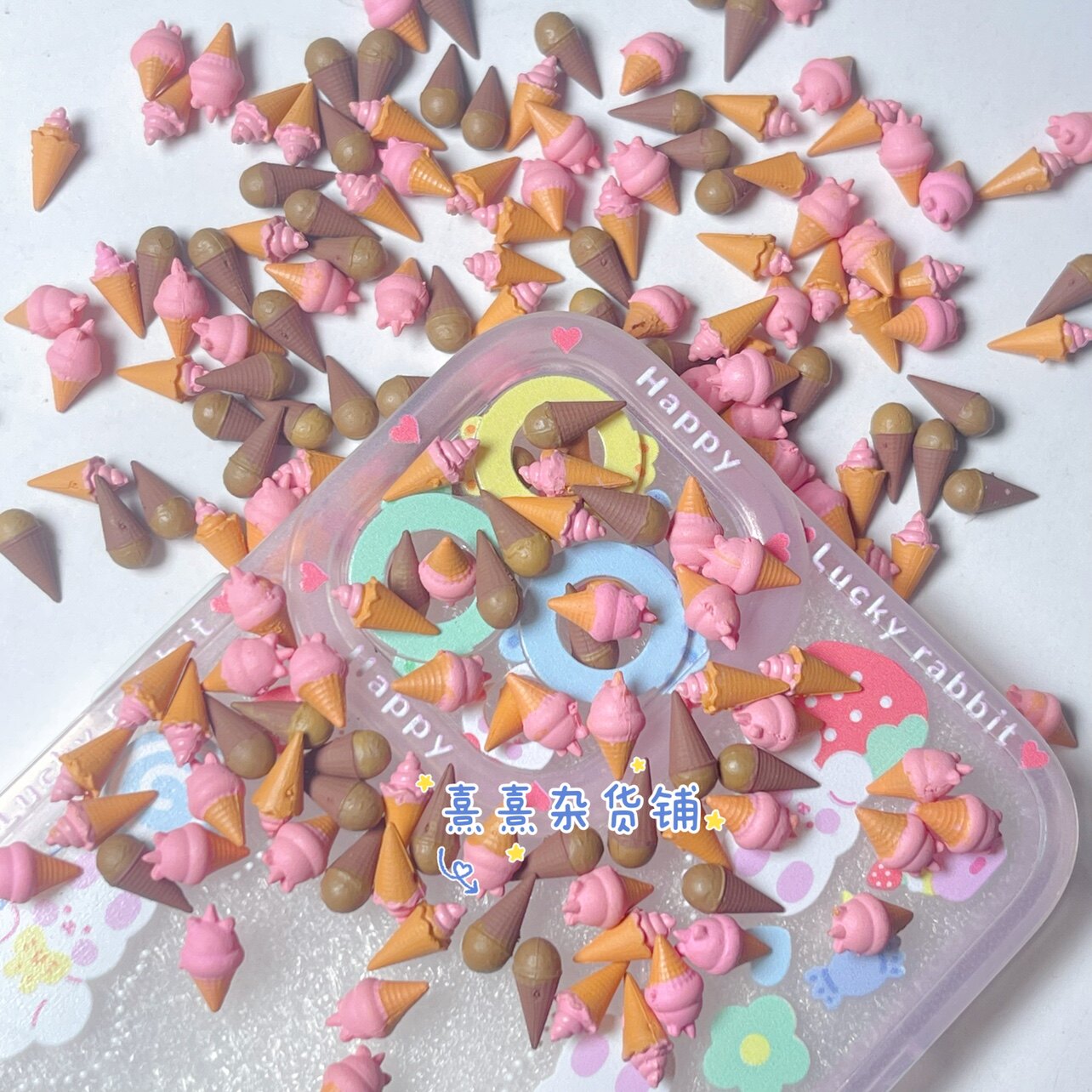 Xi Xi Grocery shop Foreign Trade Bulk Belle Simulation Mini Little Ice Cream Food Play Home Accessories Diy