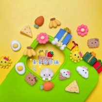 Xi Xi Grocery Page Simulated Egg Cookie Dry Cheese Bone Nail Material Children Hairclip Diy Accessories