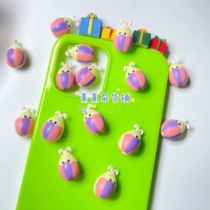 Xi Xi Grocery Shop External Trade Bulk Lovely Easter Chicken Egg Diy Mobile Phone Shell Decoration Material Material