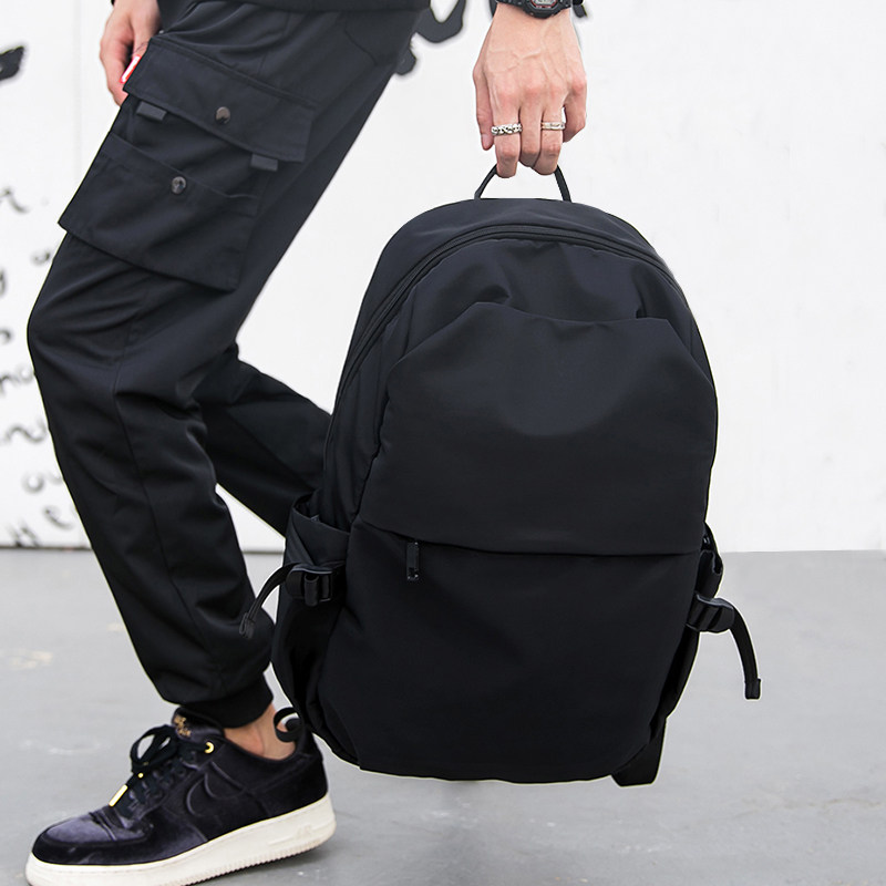 Backpack men's backpack fashion trend computer bag junior high school student school bag Korean version of Harajuku ulzzang