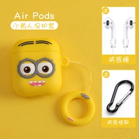 Защитная крышка AirPods 1/2 Маленький желтый человек+такая же веревка рук