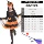 Halloween Trẻ Em Trang Phục Cosplay Phù Thủy Phù Hợp Với Váy Ma Thuật Phù Thủy Trình Diễn Trang Phục Cos Phù Thủy Trang Phục Dành Cho Nữ