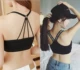 2 mảnh Quần vest vest quấn ngực đồ lót nữ ống top bra nữ thể thao ngắn học sinh trung học nữ sinh Hàn Quốc