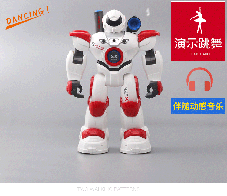 Robot điều khiển từ xa 5 sạc điện 7 câu đố thông minh 4 siêu lớn 10 đồ chơi trẻ em 8 bé trai 3-6 tuổi đồ chơi thông minh