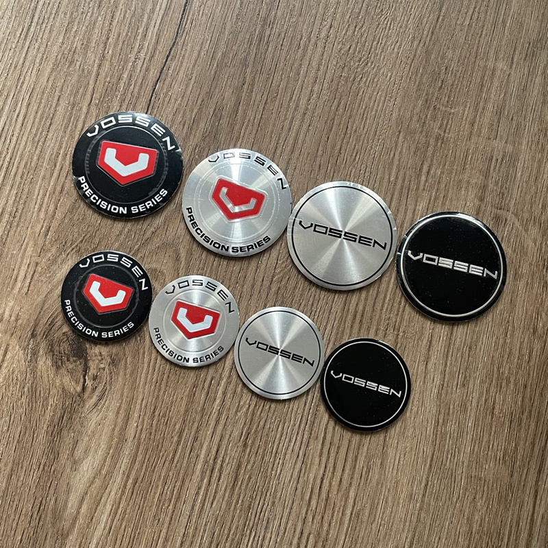 4 Pieces/45/56/60/65Mm Watson Wheel Hub Cap Stickers Cvt Cv3 Cv5 Vossen Wheel Cap Pattern