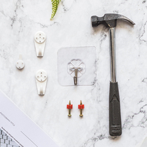 Kitchen bathroom wall wall load-bearing hook super glue door rear bathroom strong stick hook no trace adhesive hook no hole