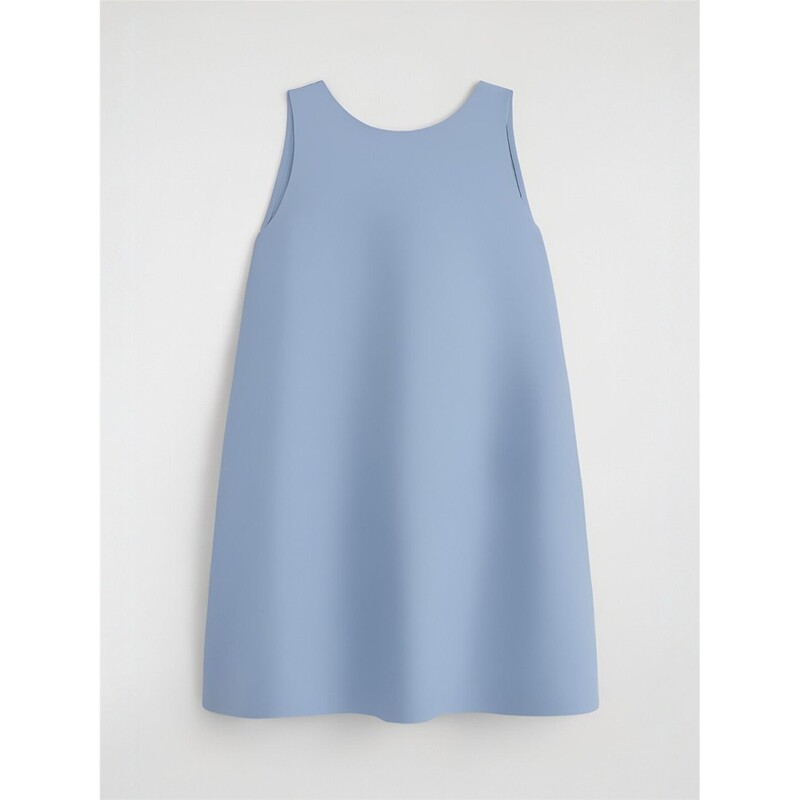 Cs Women's Clothing Casual A-Line Mini Dress Blue 2026 Autumn New Arrival 1361912003