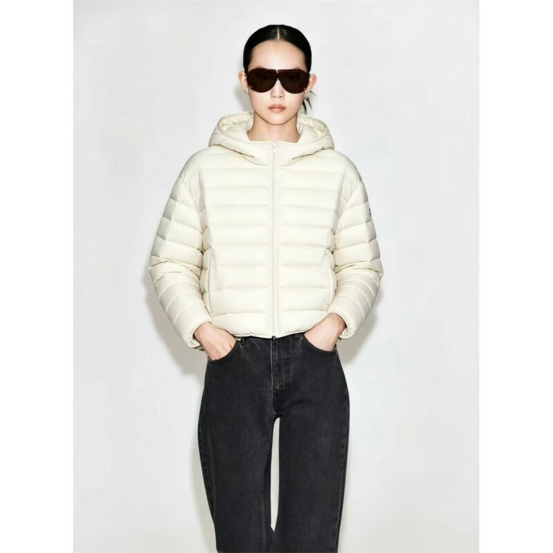 Cs Women's Clothing 2026 Autumn/Winter New Standard Fit Quilted Hooded Lightweight down Jacket 1500000006
