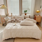 Хлопковый пододеяльник, ретро комплект, простыня, 4 предмета, постельные принадлежности