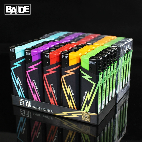 Креативная неоновая трендовая взрывобезопасная безопасная электронная ветрозащитная зажигалка