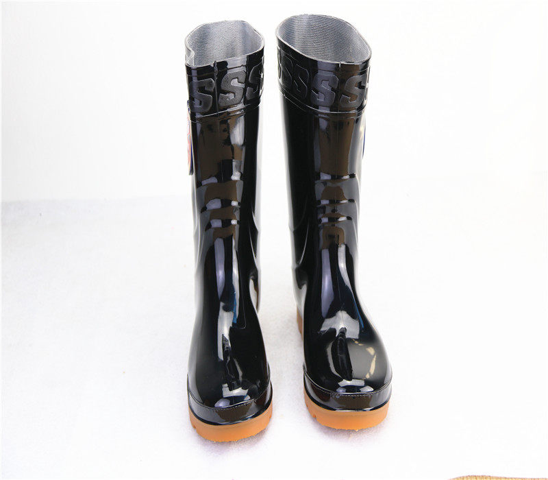 3517 Sign Midbarrel Half High Unity Rain Boots Male Bull Gluten Bottom Slip Resistant Acid PH Hotel Kitchen Worksite Waterproof Set Shoes