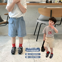 Qiqi number boy pants summer thin childrens shorts baby casual pants 1-5 years old Korean version 2020 New