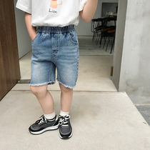Qiqi number childrens warehouse mens jeans baby shorts boys wool edge jeans children casual pants 2020 New