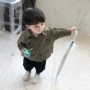 Biệt danh trẻ em kho áo sơ mi bé trai áo dài tay bé gái xuân hè Áo sơ mi hàn quốc 2018 mới 1-3 tuổi thủy triều thời trang trẻ em hàn quốc