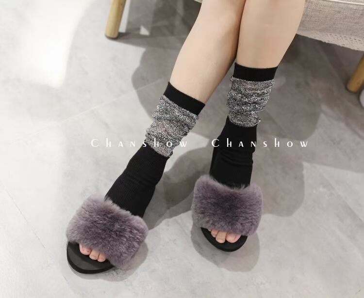 Châu Âu dài ống lụa bạc mờ đan chân cao ống vớ chân phụ nữ thiết lập lụa sáng cá tính vớ thủy triều tất nam đẹp