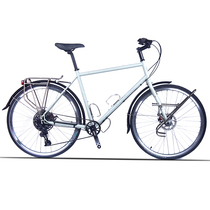 LKLM cheerful 318 single-plate wagon steel frame bicycle long-distance cycling Sichuan-Tibet Huanhua commute