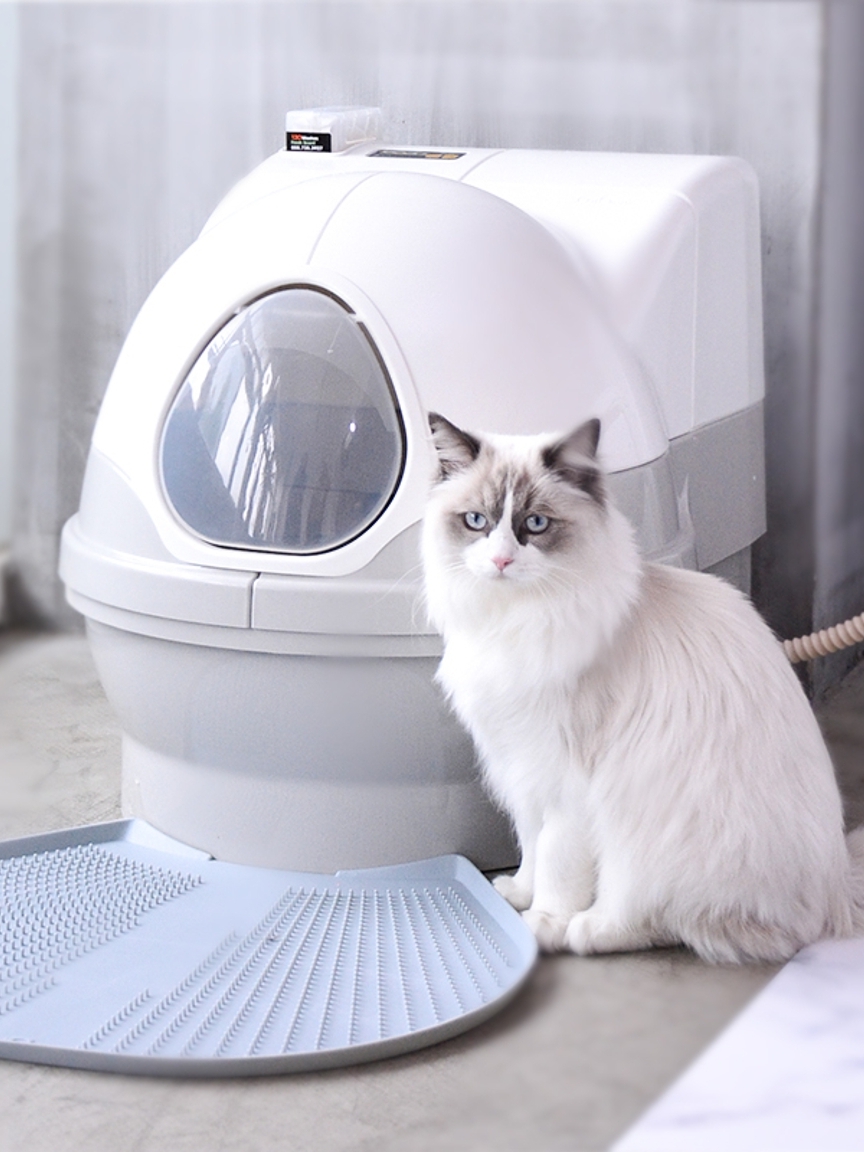 猫洁易 AI新风智能除臭猫砂盆