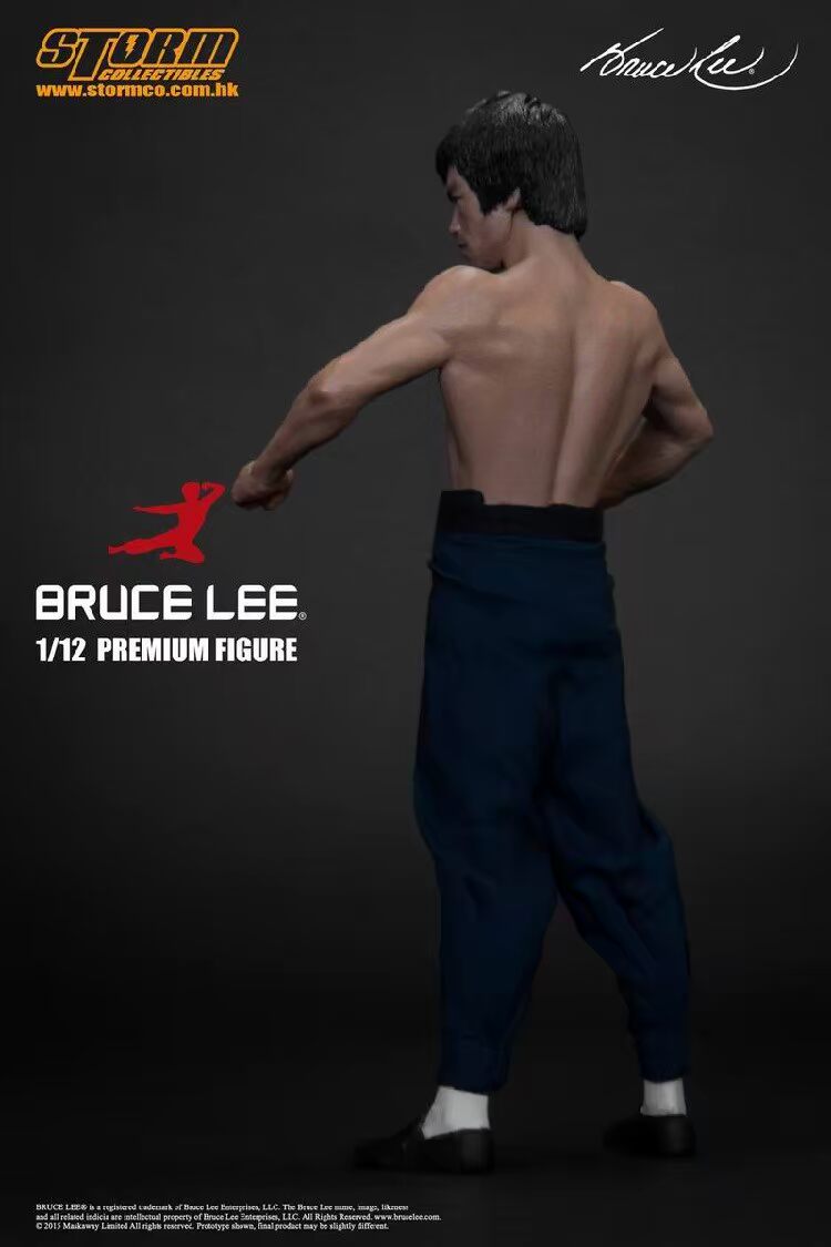 Sê-ri phim Người cha chiến đấu của Storm, tượng Bruce Lee 1/12, thế hệ thứ hai, người mẫu tay - Capsule Đồ chơi / Búp bê / BJD / Đồ chơi binh sĩ đồ chơi mô hình