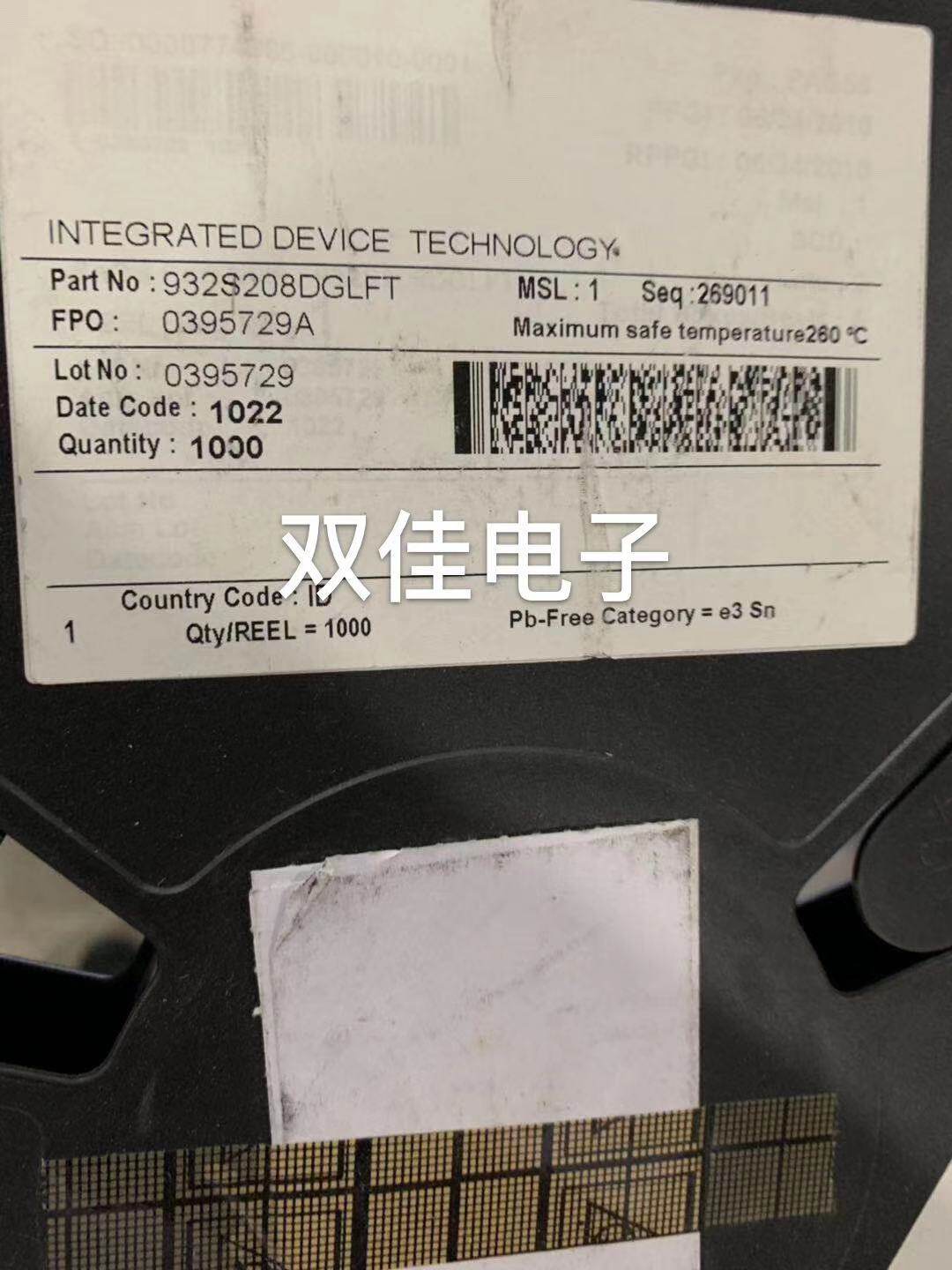 Brand new original dress spot 932S208DGLFT ICS932S208DGLFT