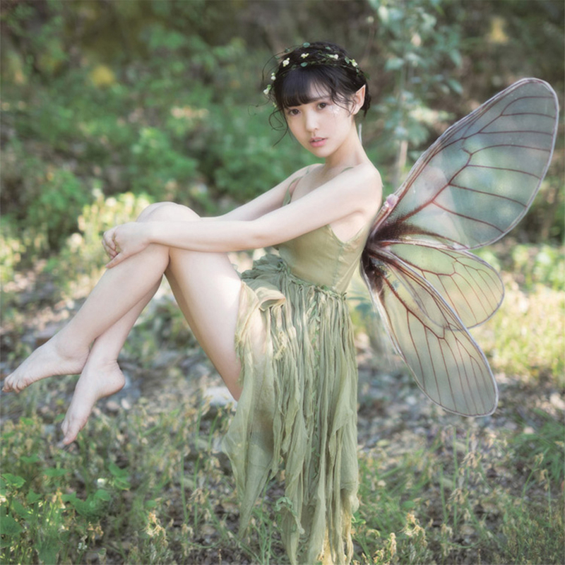 Forest-Style Photo Shoot Photography Props for Adults and Children, Bee Elf, Dragonfly, Butterfly, Cicada Wings, Transparent Wings, Realistic Props