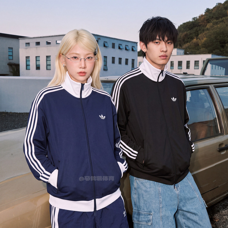 Adidas Adidas Trefoil Summer and Autumn Men's and Women's Sports Casual Jackets Ke3526 Ke3527