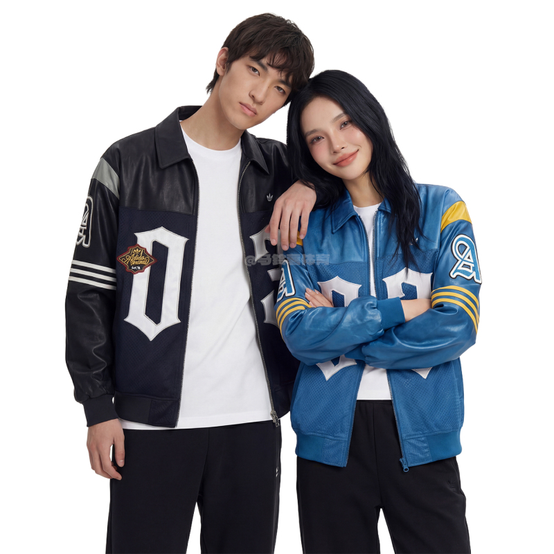 Adidas Adidas Trefoil 2026 New Motorcycle Style Jacket Spring Men's and Women's Models Ks2891 Adidas Adidas Trefoil 2026 New Motorcycle Style Jacket Spring Men's and Women's Models Ks2891