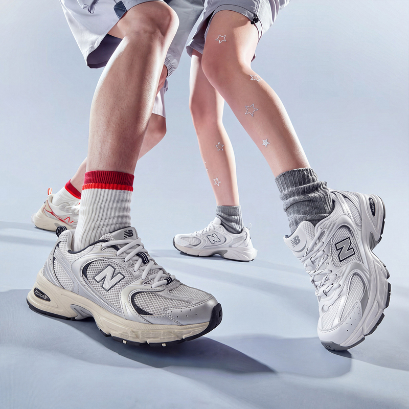 New Balance Nb530 Gray and Silver Men's and Women's Dad Casual Classic Sports Casual Running Shoes Mr530Sg