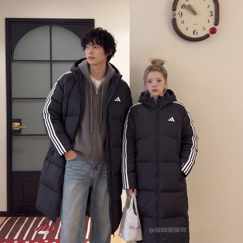 Adidas Adidas 26 Winter Long Hooded Casual 600-Puff Warm Thickeneded Sports down Jacket Kc2498