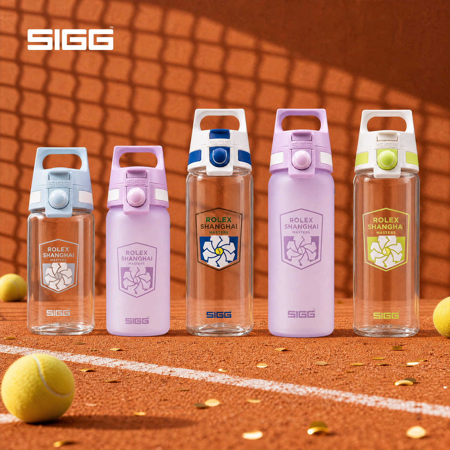 SIGG Tritan sports water cup, large capacity tennis, Rolex Masters co-branded cup 800ml
